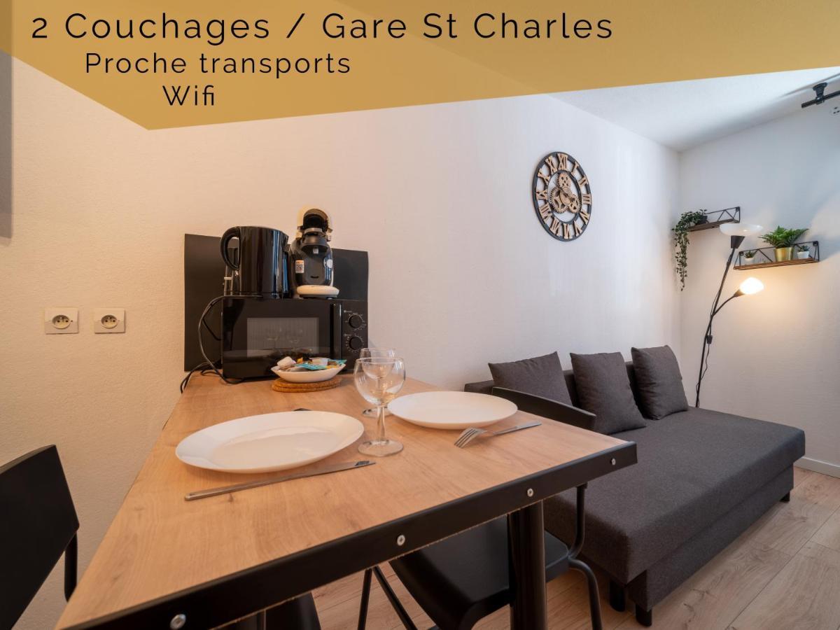 Appartement Climatise Avec Parking A 6Min A Pied De La Gare St Charles Μασσαλία Εξωτερικό φωτογραφία
